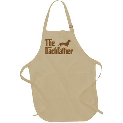 The Weiner Dog Father Funny Dachshund Full-Length Apron With Pockets