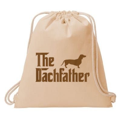 The Weiner Dog Father Funny Dachshund Drawstring Bag