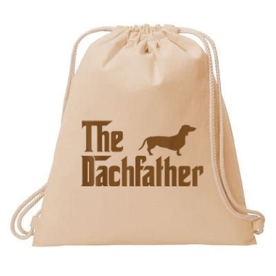 The Weiner Dog Father Funny Dachshund Drawstring Bag