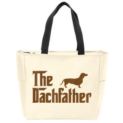 The Weiner Dog Father Funny Dachshund Zip Tote Bag