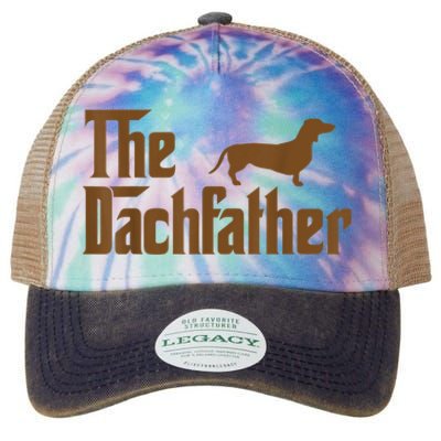 The Weiner Dog Father Funny Dachshund Legacy Tie Dye Trucker Hat