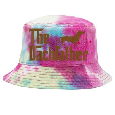 The Weiner Dog Father Funny Dachshund Tie-Dyed Bucket Hat