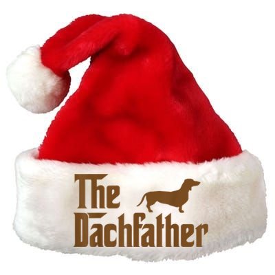 The Weiner Dog Father Funny Dachshund Premium Christmas Santa Hat