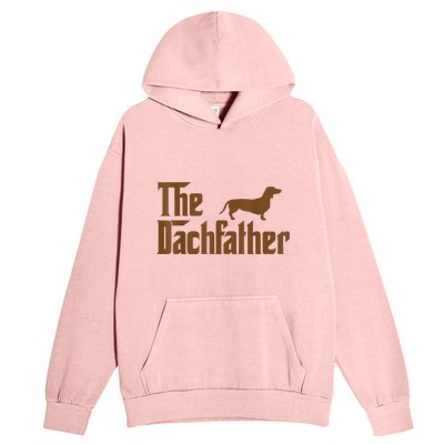 The Weiner Dog Father Funny Dachshund Urban Pullover Hoodie