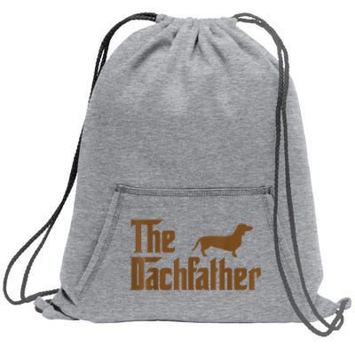 The Weiner Dog Father Funny Dachshund Sweatshirt Cinch Pack Bag