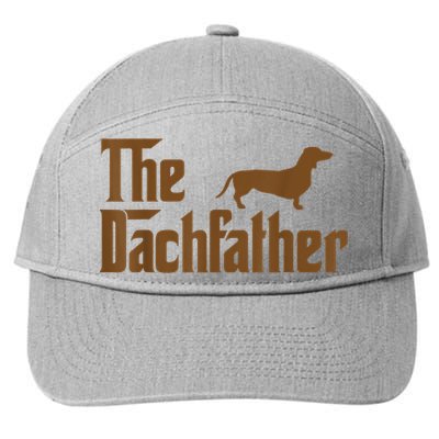 The Weiner Dog Father Funny Dachshund 7-Panel Snapback Hat