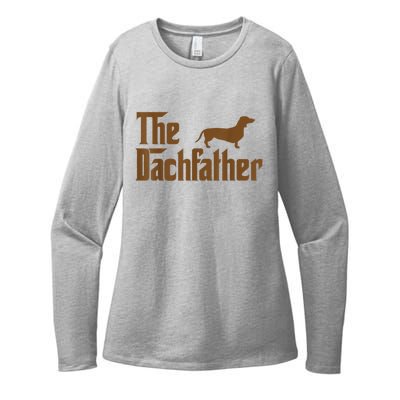 The Weiner Dog Father Funny Dachshund Womens CVC Long Sleeve Shirt