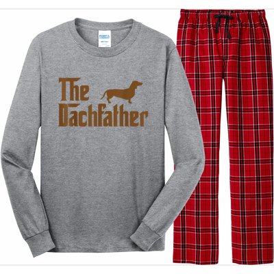 The Weiner Dog Father Funny Dachshund Long Sleeve Pajama Set