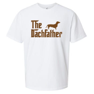 The Weiner Dog Father Funny Dachshund Sueded Cloud Jersey T-Shirt