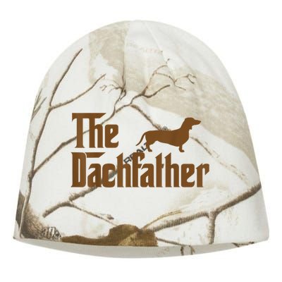 The Weiner Dog Father Funny Dachshund Kati - Camo Knit Beanie