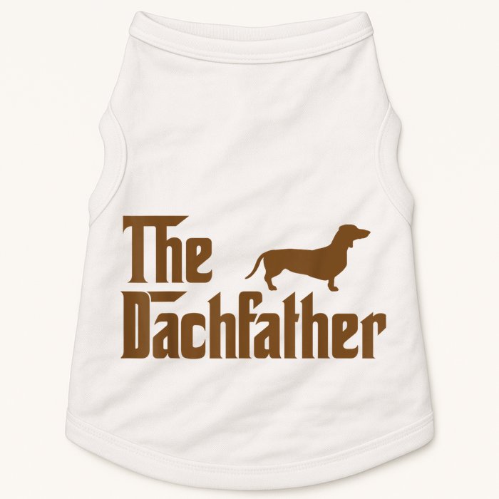 The Weiner Dog Father Funny Dachshund Doggie Tank