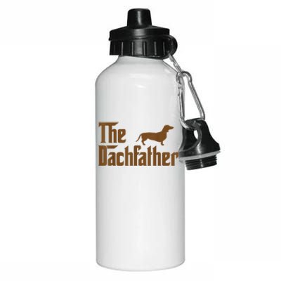 The Weiner Dog Father Funny Dachshund Aluminum Water Bottle