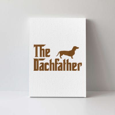 The Weiner Dog Father Funny Dachshund Canvas