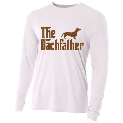The Weiner Dog Father Funny Dachshund Cooling Performance Long Sleeve Crew