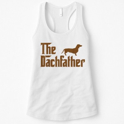 The Weiner Dog Father Funny Dachshund Womens Tank Top
