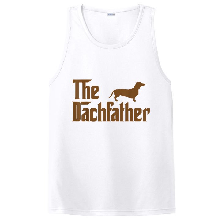 The Weiner Dog Father Funny Dachshund PosiCharge Competitor Tank