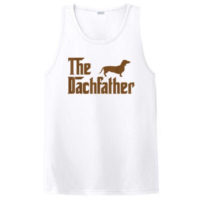 The Weiner Dog Father Funny Dachshund PosiCharge Competitor Tank