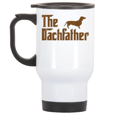 The Weiner Dog Father Funny Dachshund Stainless Steel Travel Mug