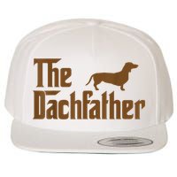 The Weiner Dog Father Funny Dachshund Wool Snapback Cap
