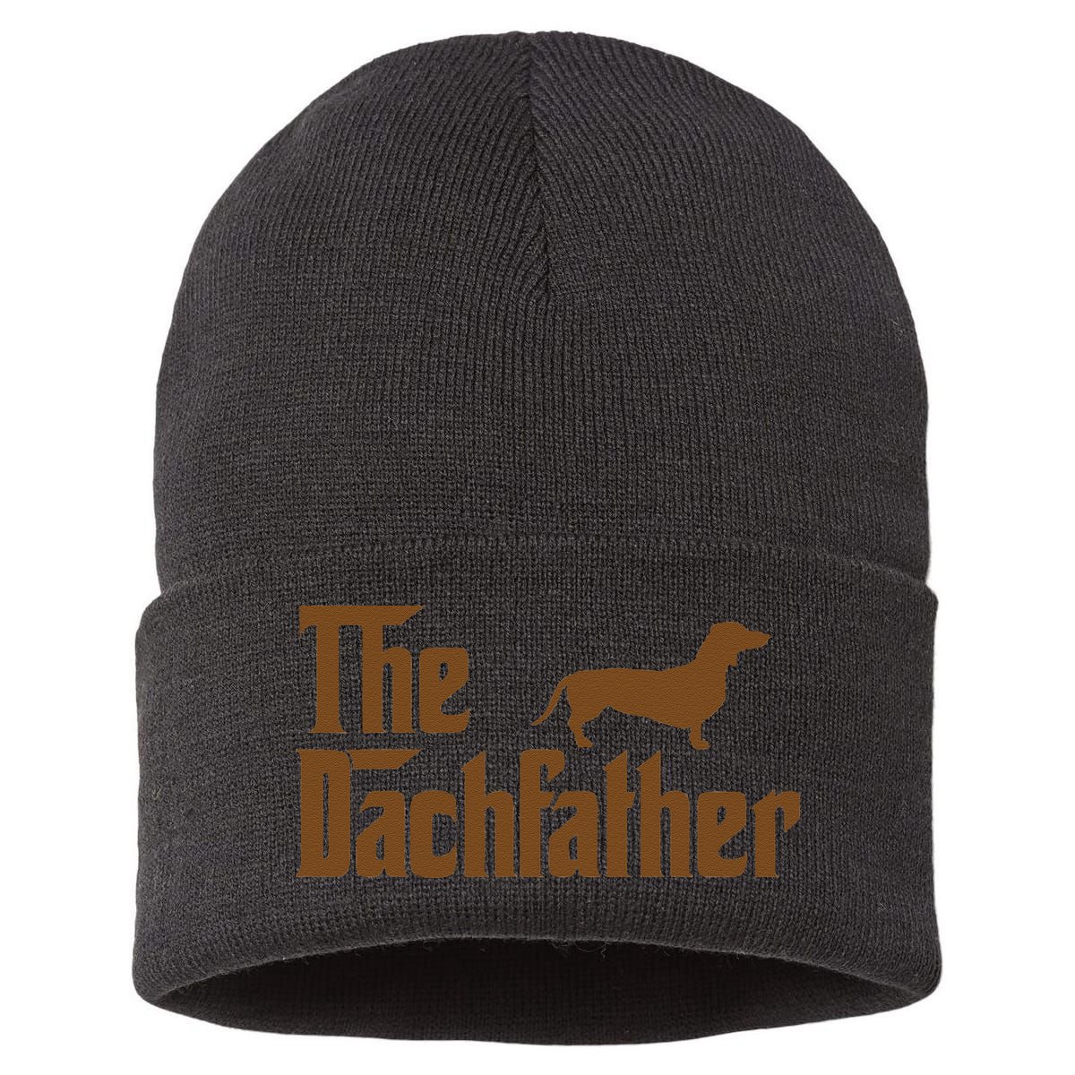 The Weiner Dog Father Funny Dachshund Gifts Sustainable Knit Beanie