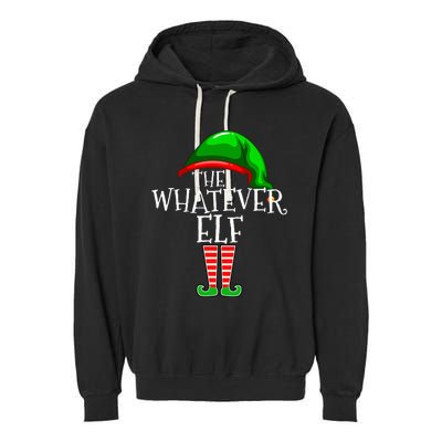 The Whatever Elf Group Matching Family Christmas Funny Garment-Dyed Fleece Hoodie