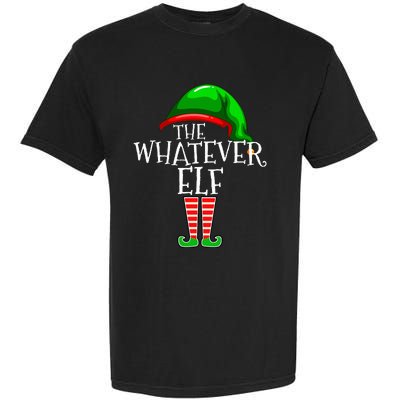 The Whatever Elf Group Matching Family Christmas Funny Garment-Dyed Heavyweight T-Shirt