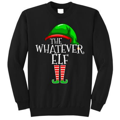 The Whatever Elf Group Matching Family Christmas Funny Sweatshirt