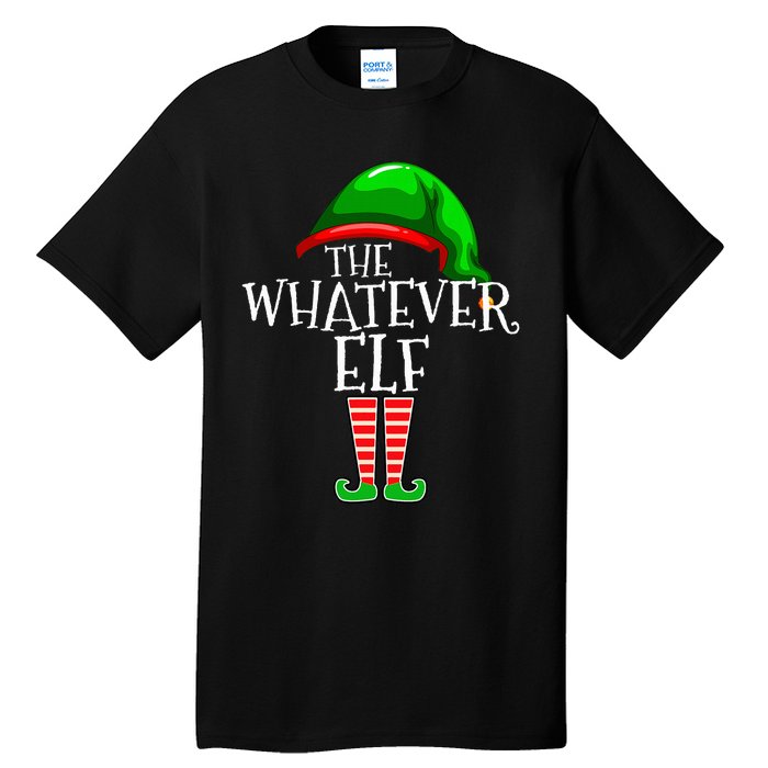 The Whatever Elf Group Matching Family Christmas Funny Tall T-Shirt