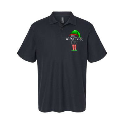 The Whatever Elf Group Matching Family Christmas Funny Softstyle Adult Sport Polo