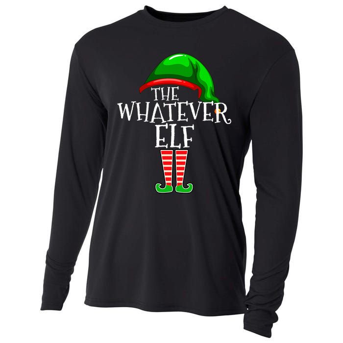 The Whatever Elf Group Matching Family Christmas Funny Cooling Performance Long Sleeve Crew