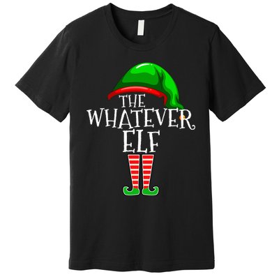 The Whatever Elf Group Matching Family Christmas Funny Premium T-Shirt