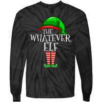 The Whatever Elf Group Matching Family Christmas Funny Tie-Dye Long Sleeve Shirt