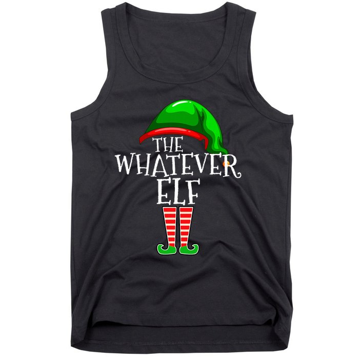 The Whatever Elf Group Matching Family Christmas Funny Tank Top