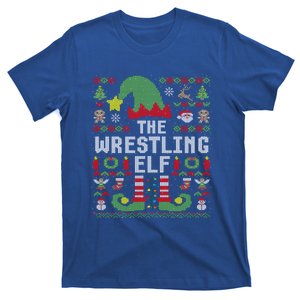 The Wrestling Elf Ugly Christmas Matching Family Group Meaningful Gift T-Shirt