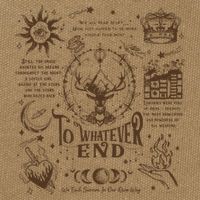To Whatever End Throne Of Glass Cotton Canvas Backpack