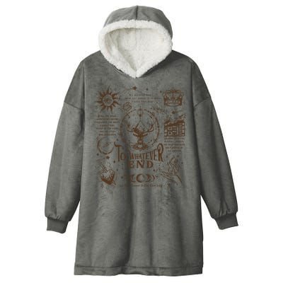 To Whatever End Throne Of Glass Hooded Wearable Blanket