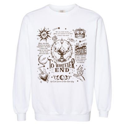 To Whatever End Throne Of Glass Garment-Dyed Sweatshirt