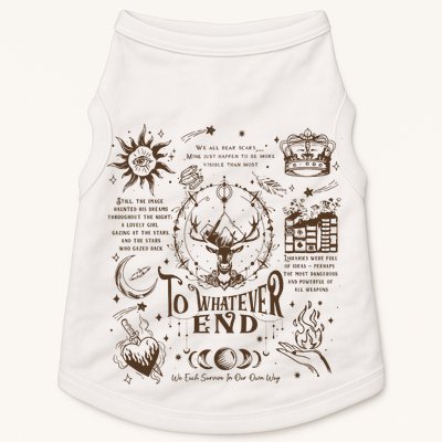 To Whatever End Throne Of Glass Doggie Tank
