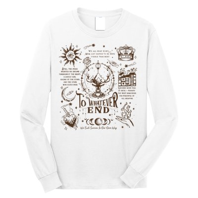To Whatever End Throne Of Glass Long Sleeve Shirt
