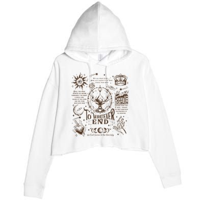 To Whatever End Throne Of Glass Crop Fleece Hoodie