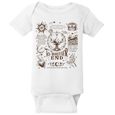 To Whatever End Throne Of Glass Baby Bodysuit
