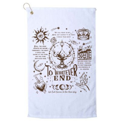 To Whatever End Throne Of Glass Golf Towel