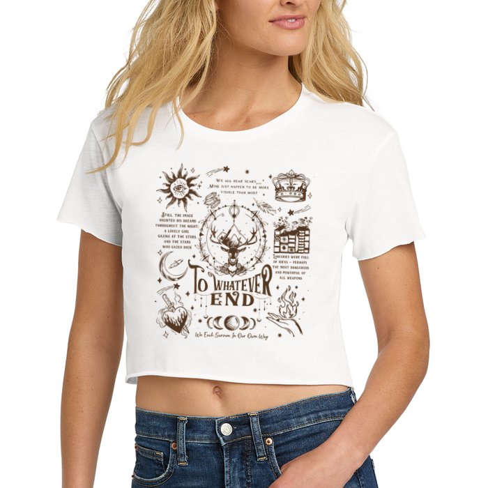 To Whatever End Throne Of Glass Crop Top