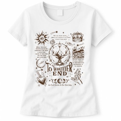 To Whatever End Throne Of Glass Womens T-Shirt