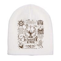 To Whatever End Throne Of Glass Short Acrylic Beanie