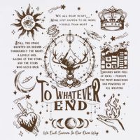 To Whatever End Throne Of Glass Short Acrylic Beanie