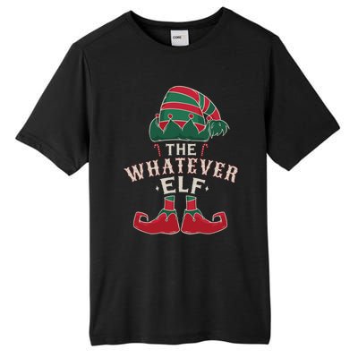 The Whatever Elf Cute Ugly Christmas Sweater Family Gift Tall Fusion ChromaSoft Performance T-Shirt