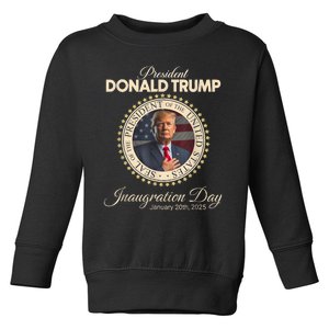 Trump Won Election Inauguration January 2025 47th President Toddler Sweatshirt