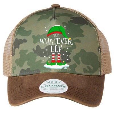 The Whatever Elf Christmas Family Matching Xmas Group Funny Legacy Tie Dye Trucker Hat