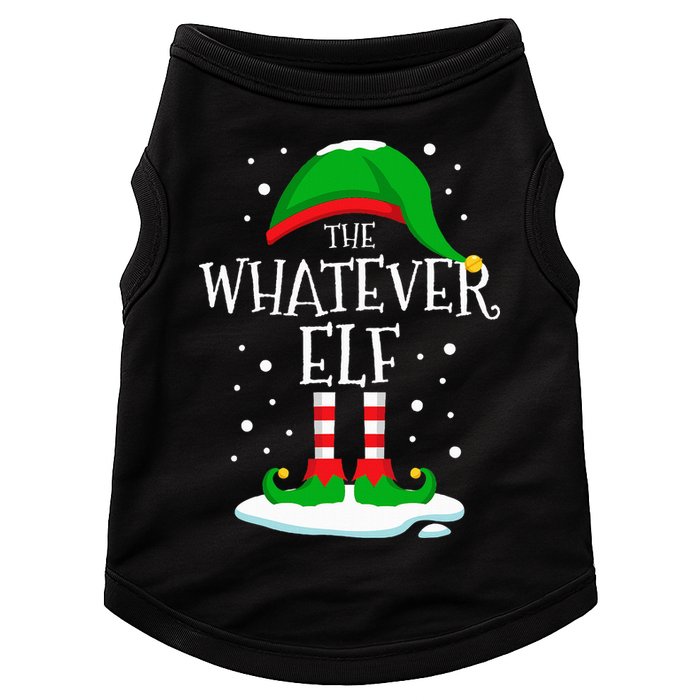 The Whatever Elf Christmas Family Matching Xmas Group Funny Doggie Tank